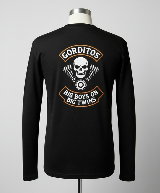 This tee celebrates the crew that runs deep—perfect for big boys who roll with their squad