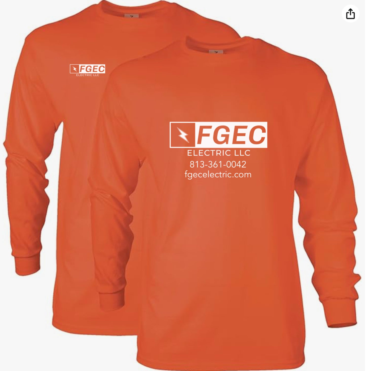 FGEC Electric Company Long Sleeve Shirt
