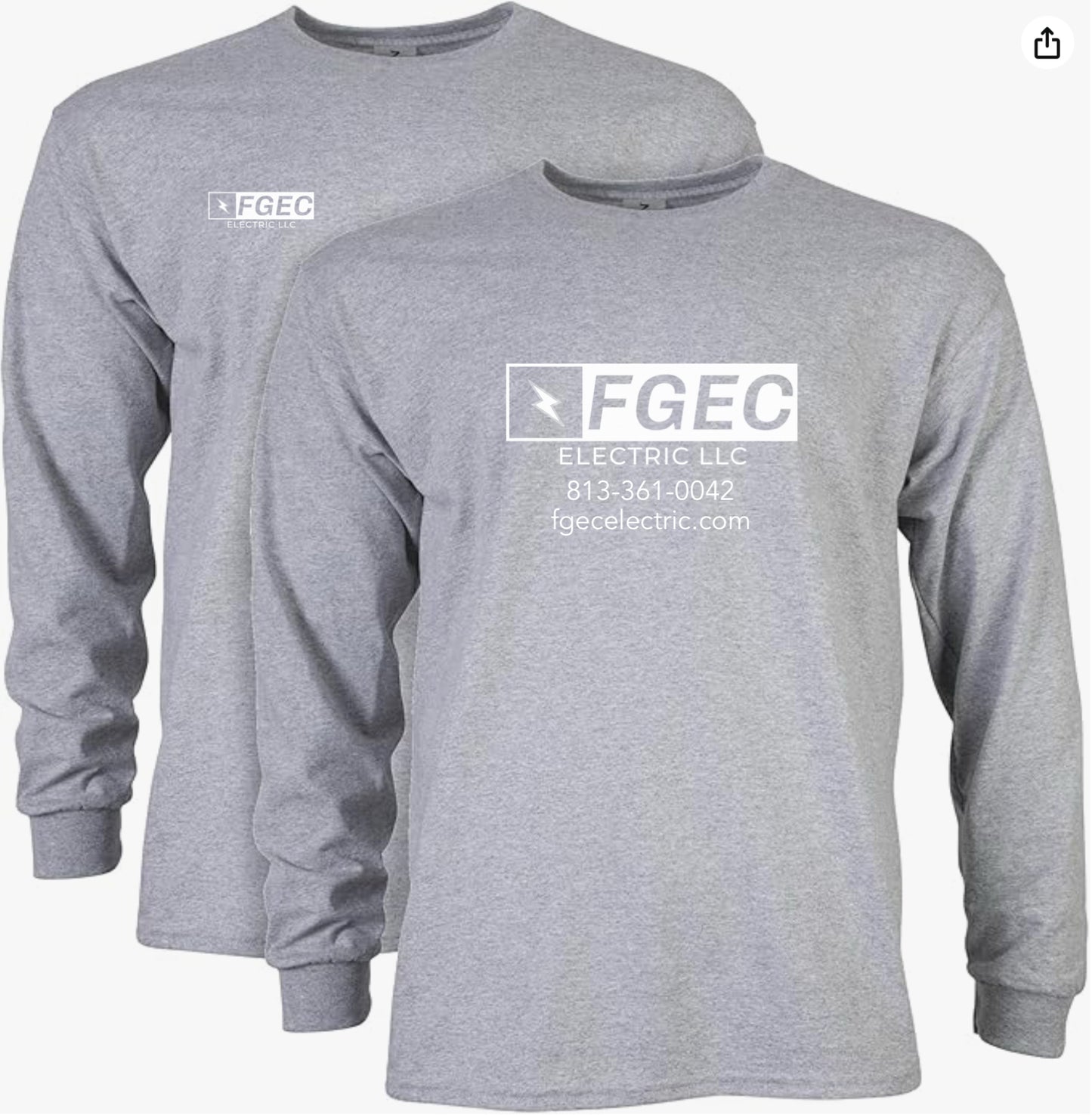 FGEC Electric Company Long Sleeve Shirt