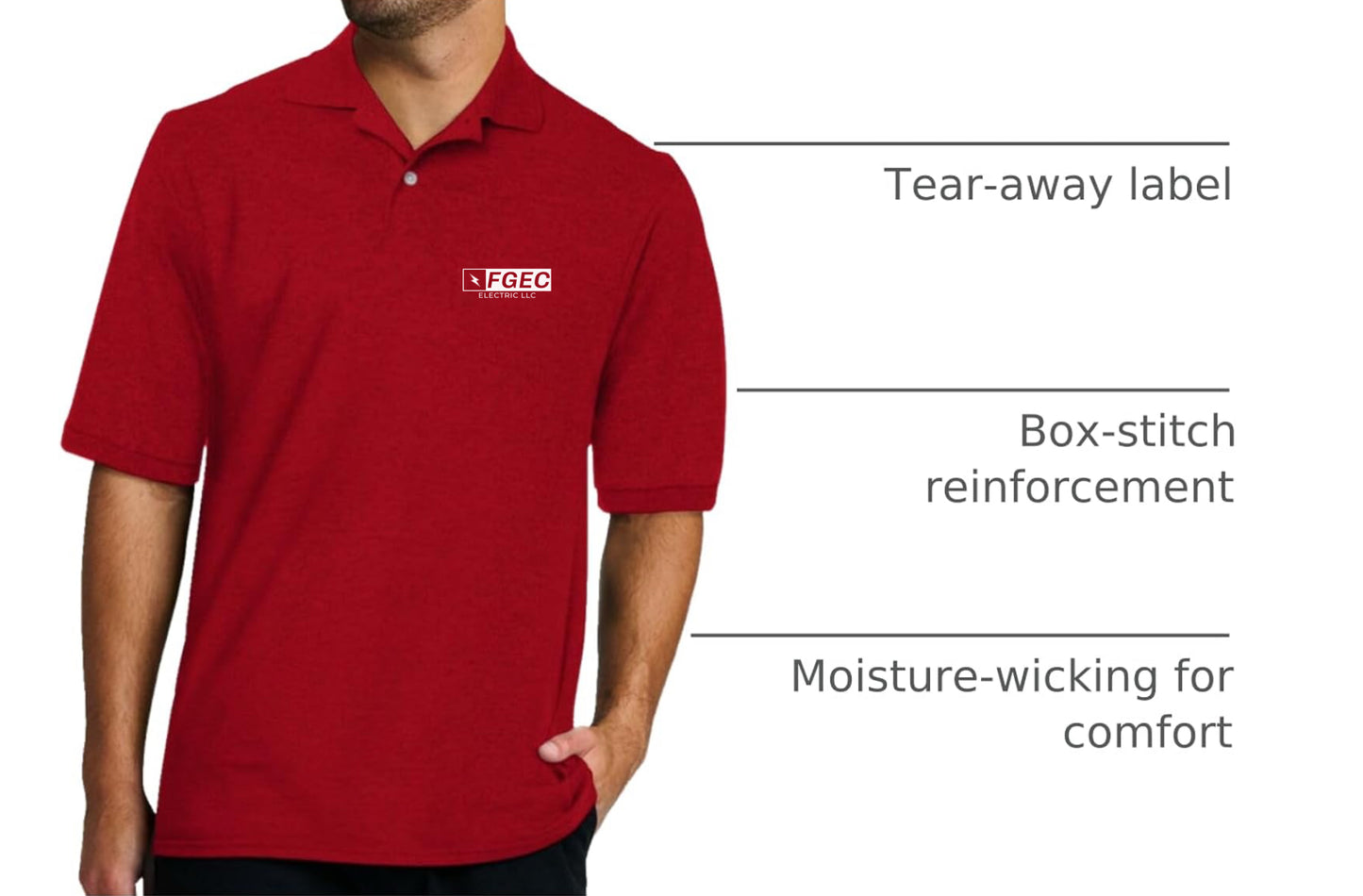 FGEC Electric Company Polo Shirt
