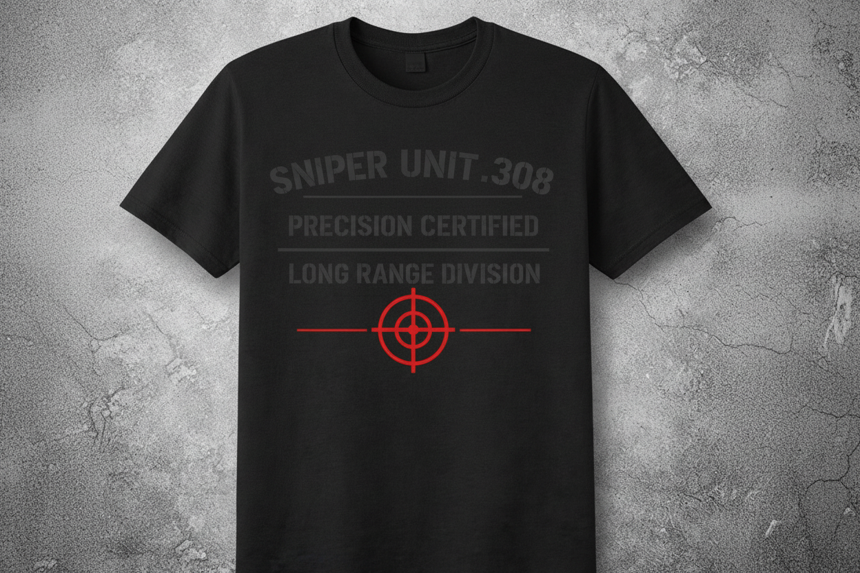Precision meets style with the Sniper 308 Shirt