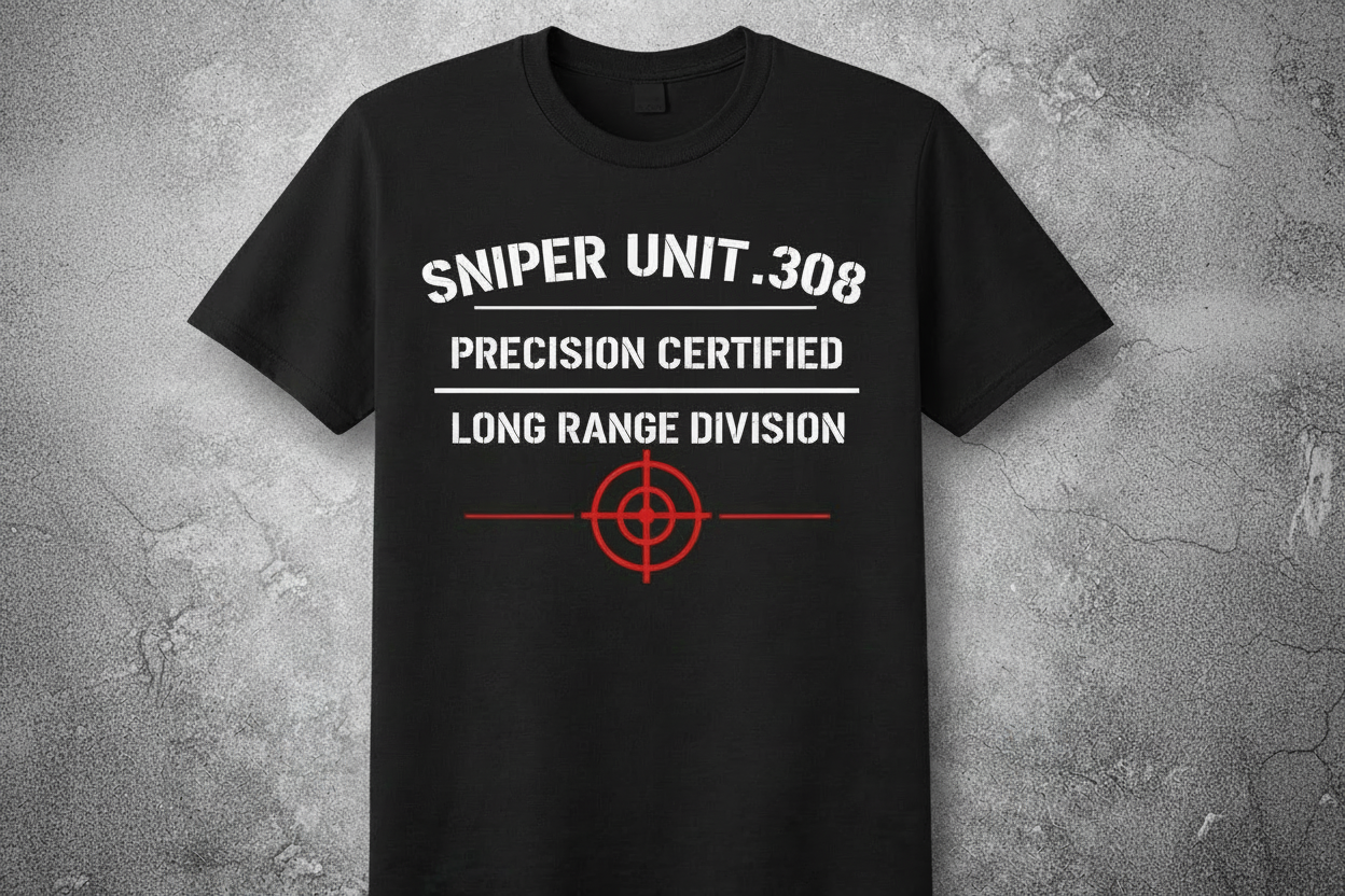 Precision meets style with the Sniper 308 Shirt