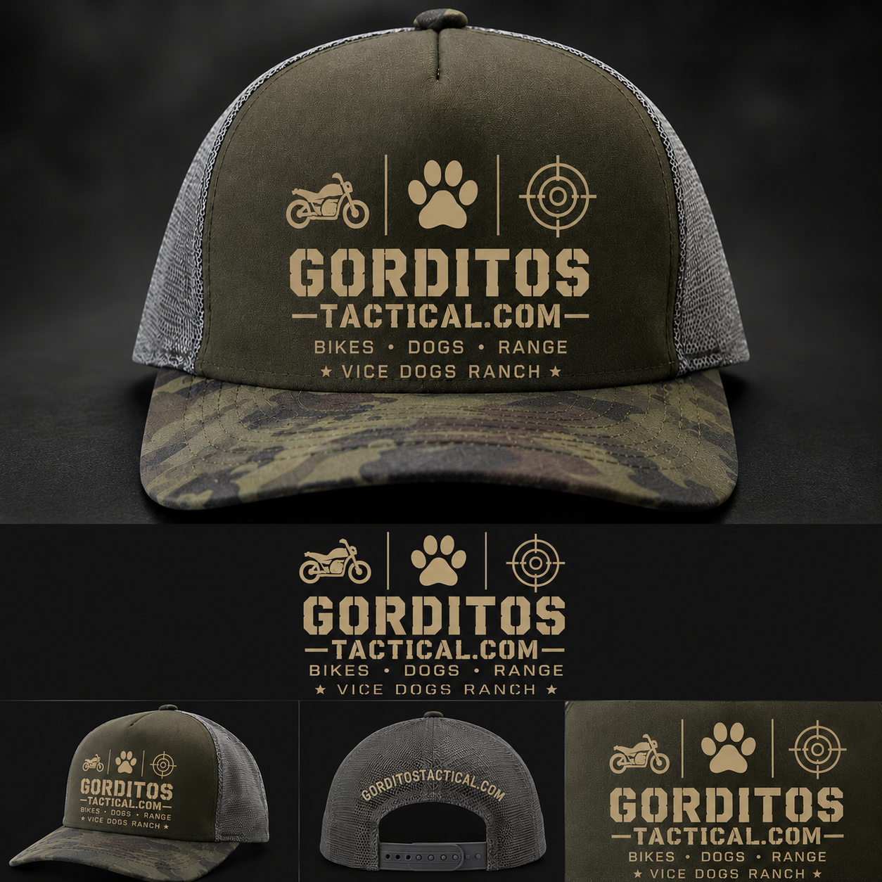 Gorditos Tactical Trucker Hat