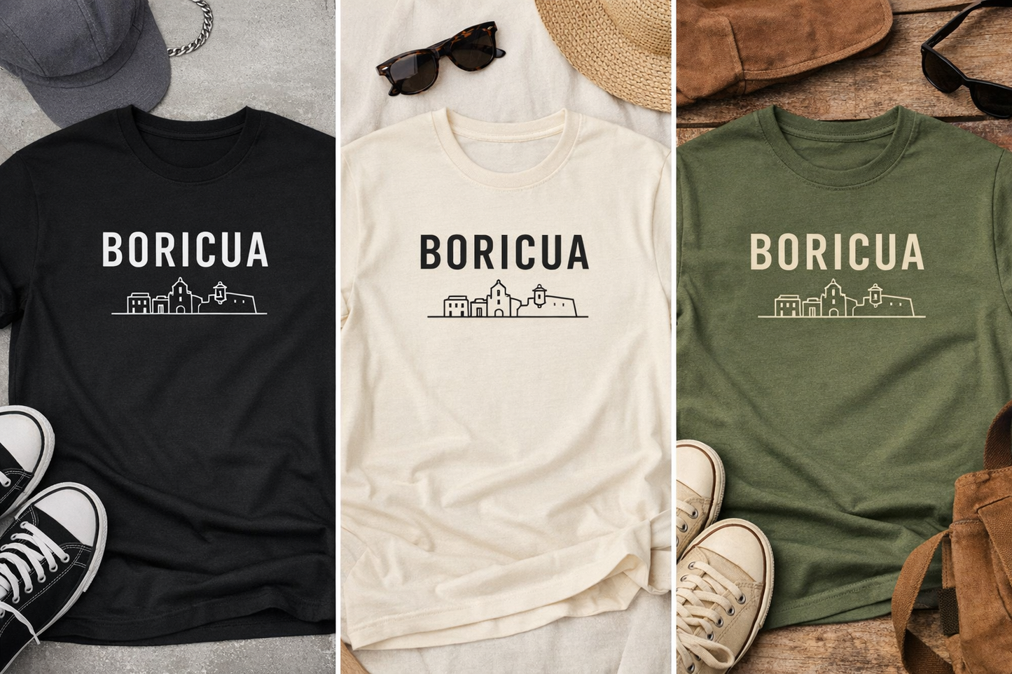 Boricua Tshirt Represent with pride.