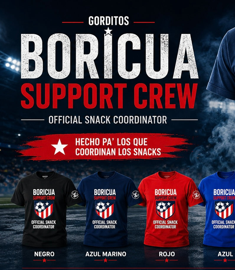 Boricua Support Crew tee