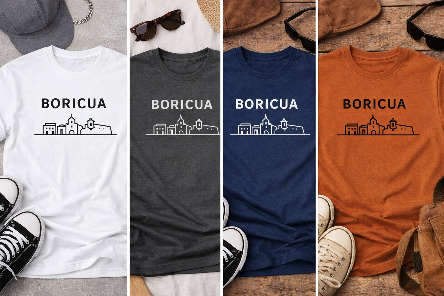 Boricua Tshirt Represent with pride.