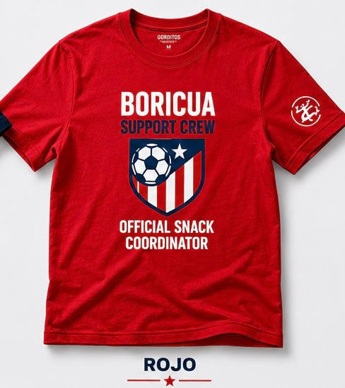 Boricua Support Crew tee