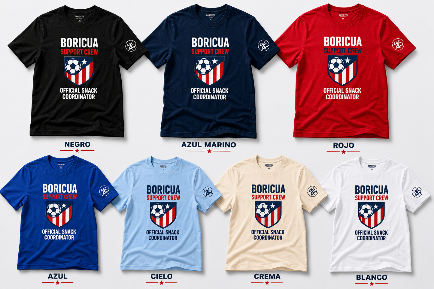 Boricua Support Crew tee