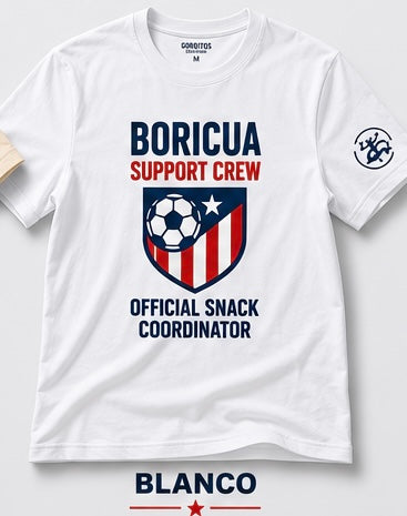 Boricua Support Crew tee