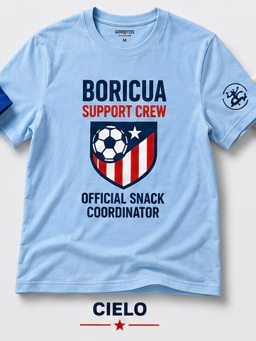 Boricua Support Crew tee