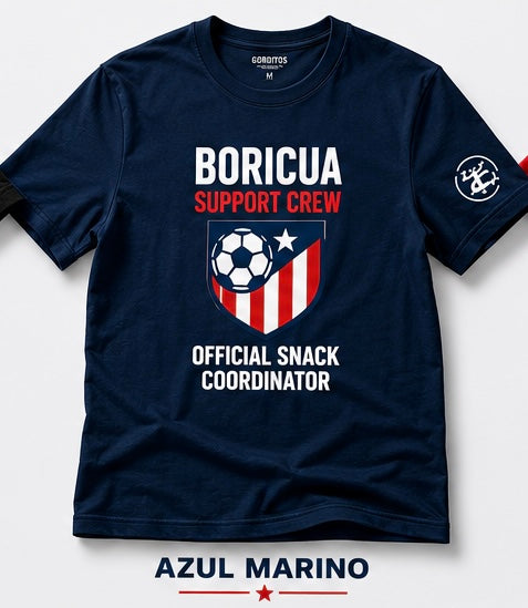 Boricua Support Crew tee