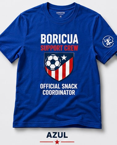 Boricua Support Crew tee