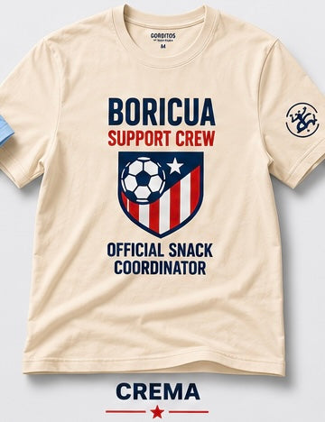 Boricua Support Crew tee