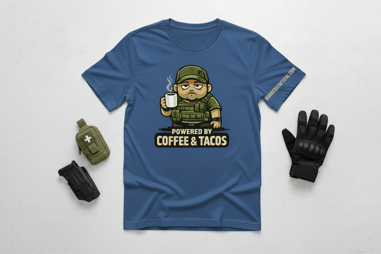 T-SHIRT Perfect for coffee lovers and taco enthusiasts who refuse to choose between them, this shirt pairs comfort with attitude.