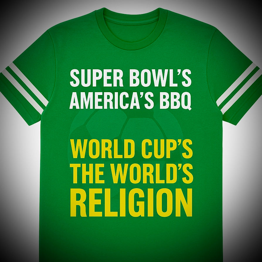 Show your love for the game with this playful Fifa 2026 shirt.