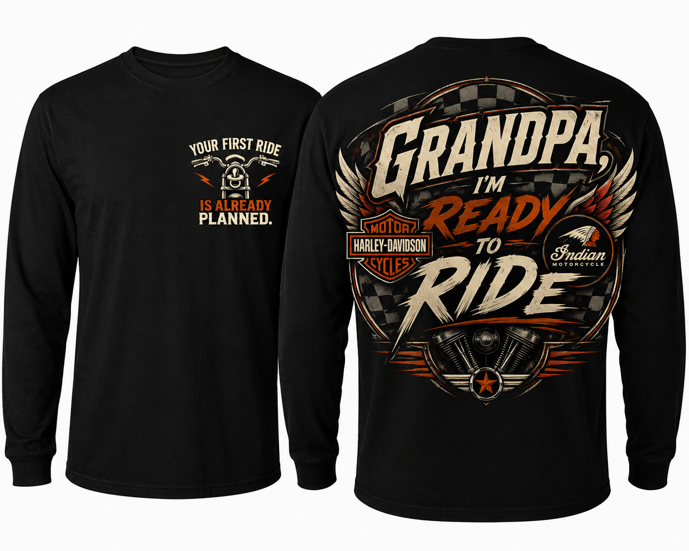 I’m ready to ride shirt (long sleeve)