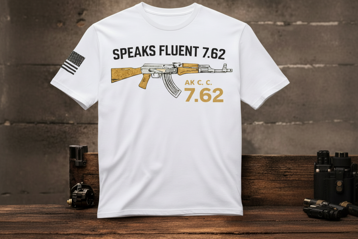 SPEAKS FLUENT 7.62 Shirt
