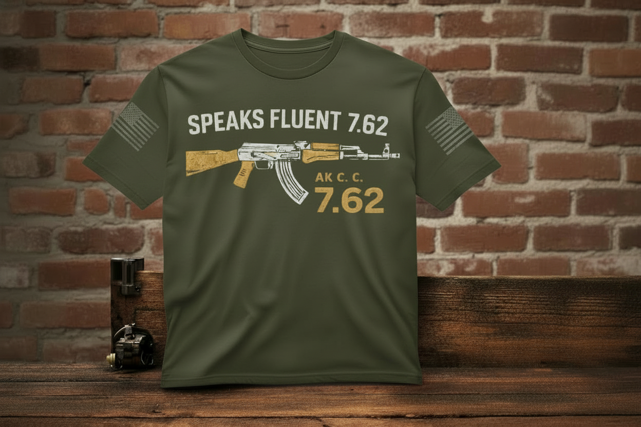 SPEAKS FLUENT 7.62 Shirt