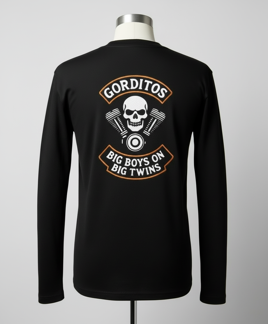 This tee celebrates the crew that runs deep—perfect for big boys who roll with their squad