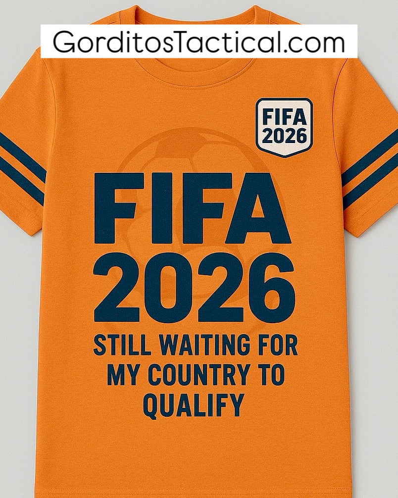 Show your love for the game with this playful Fifa 2026 shirt.