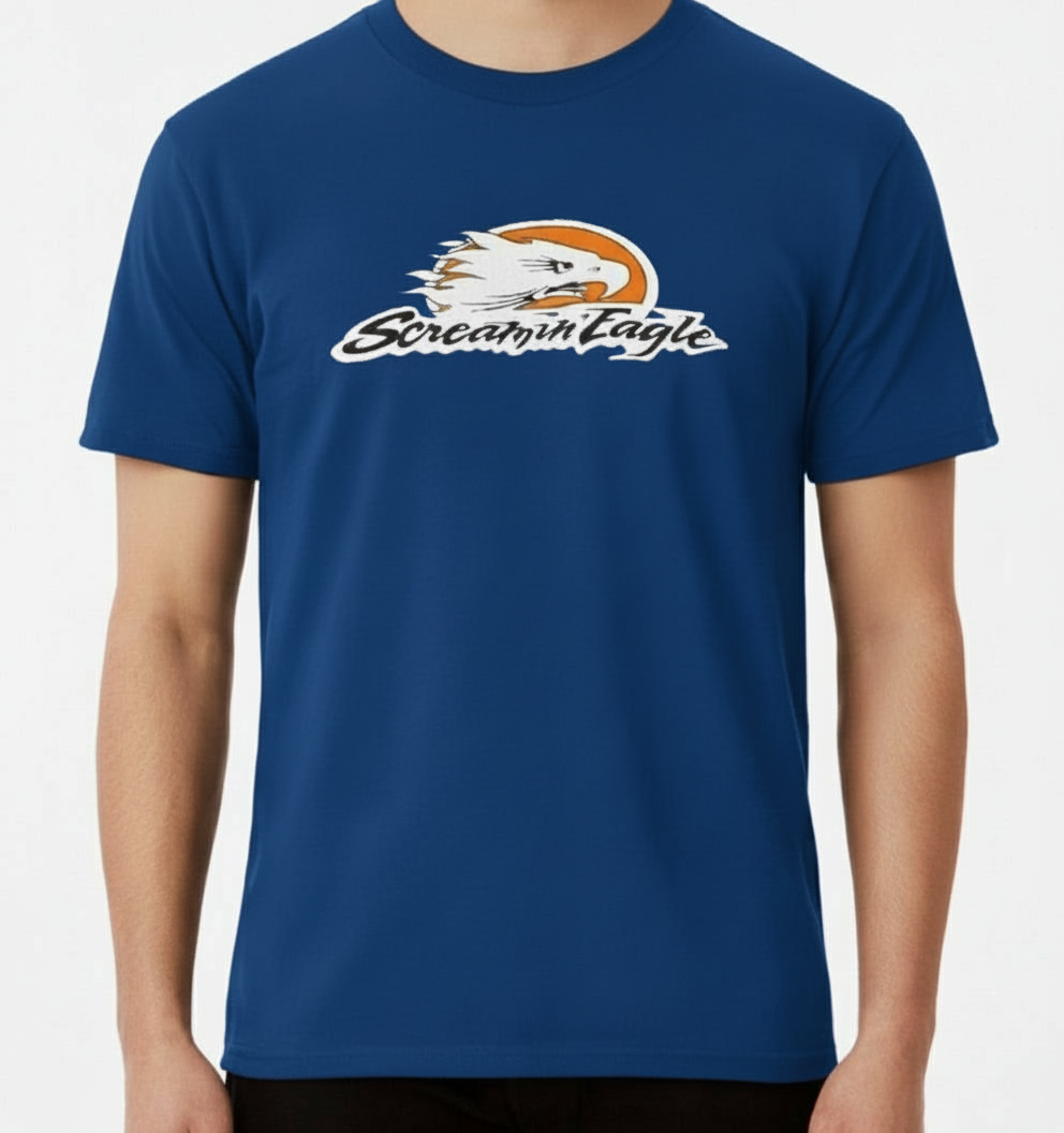 Unleash your inner patriot with this bold Screaming Eagle long sleeve shirt