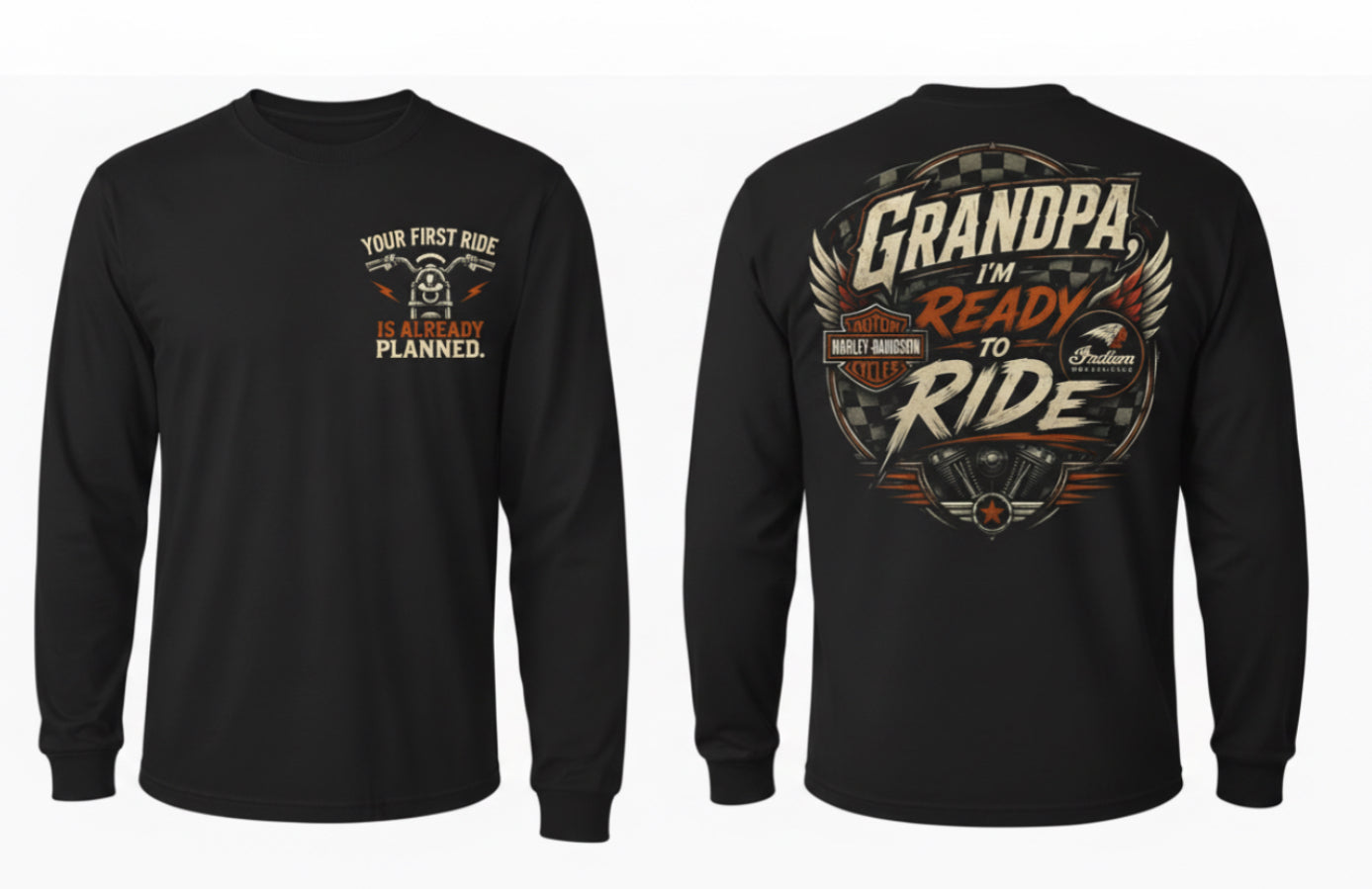 I’m ready to ride shirt (long sleeve)