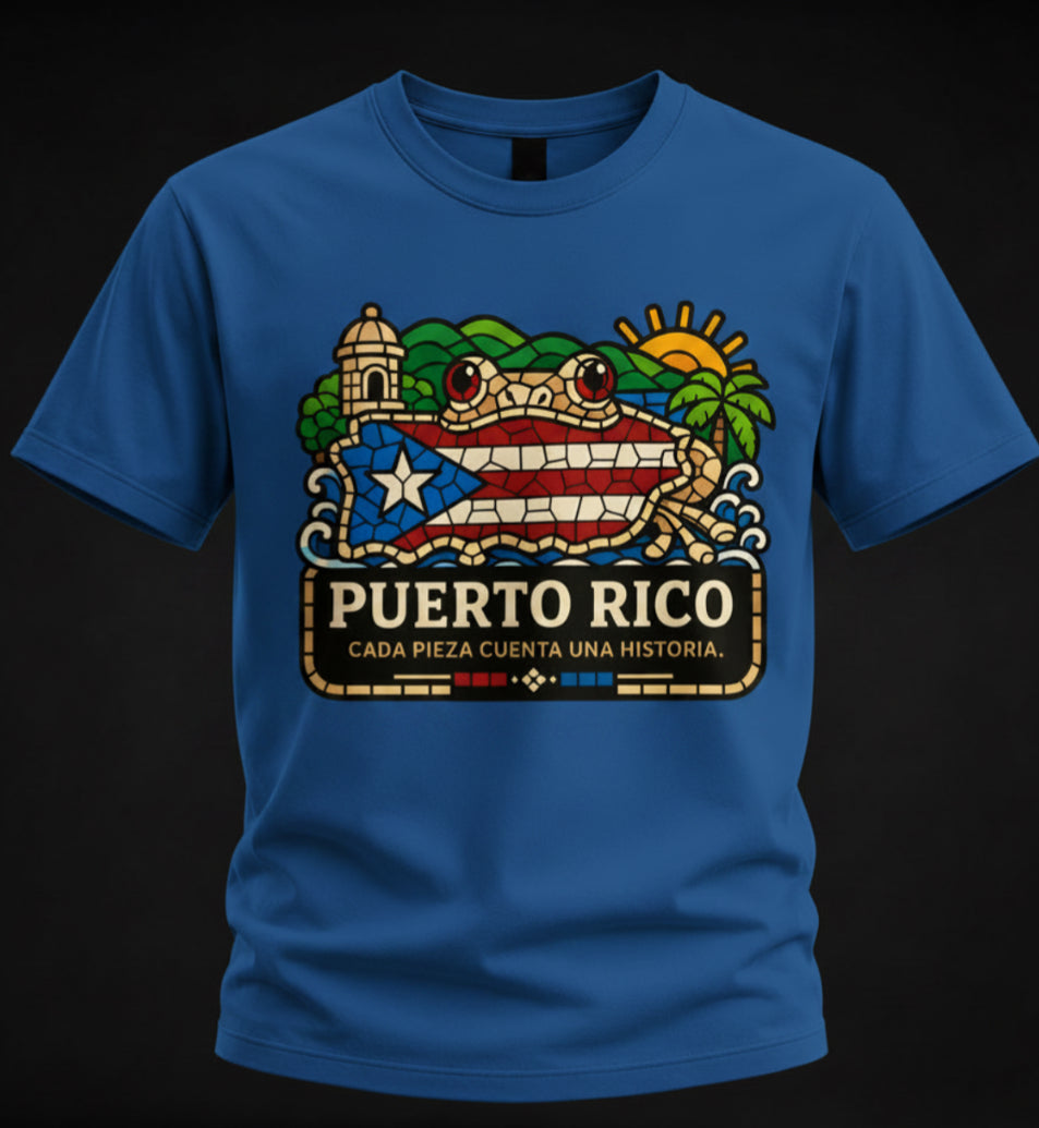 Puerto Rico Mosaic tshirt