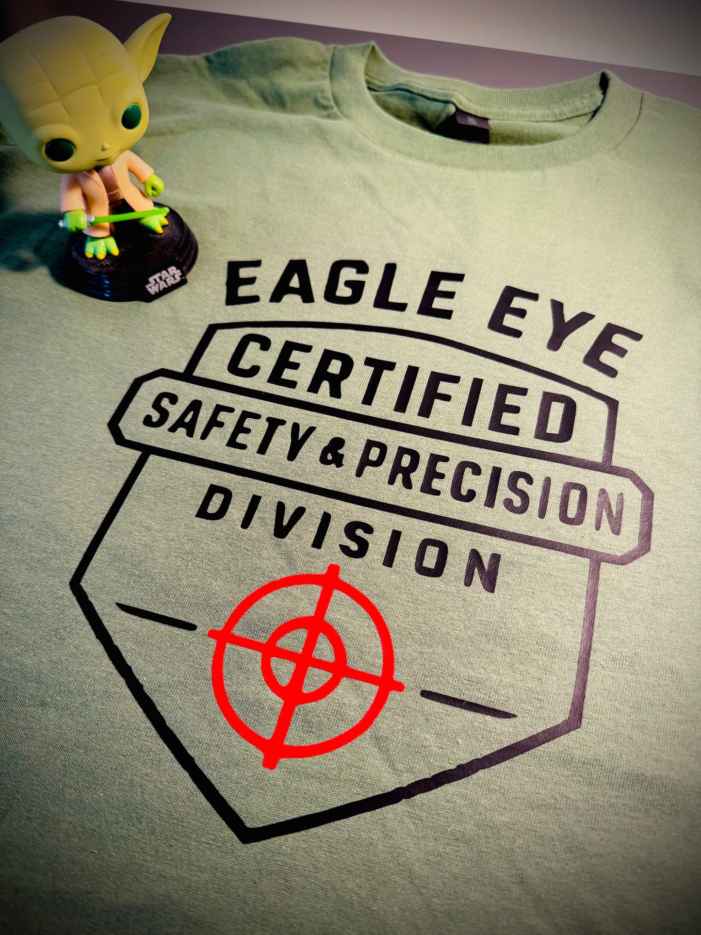 Get ready to turn heads with the Eagle Eye Certified Safety Precision t-shirt!