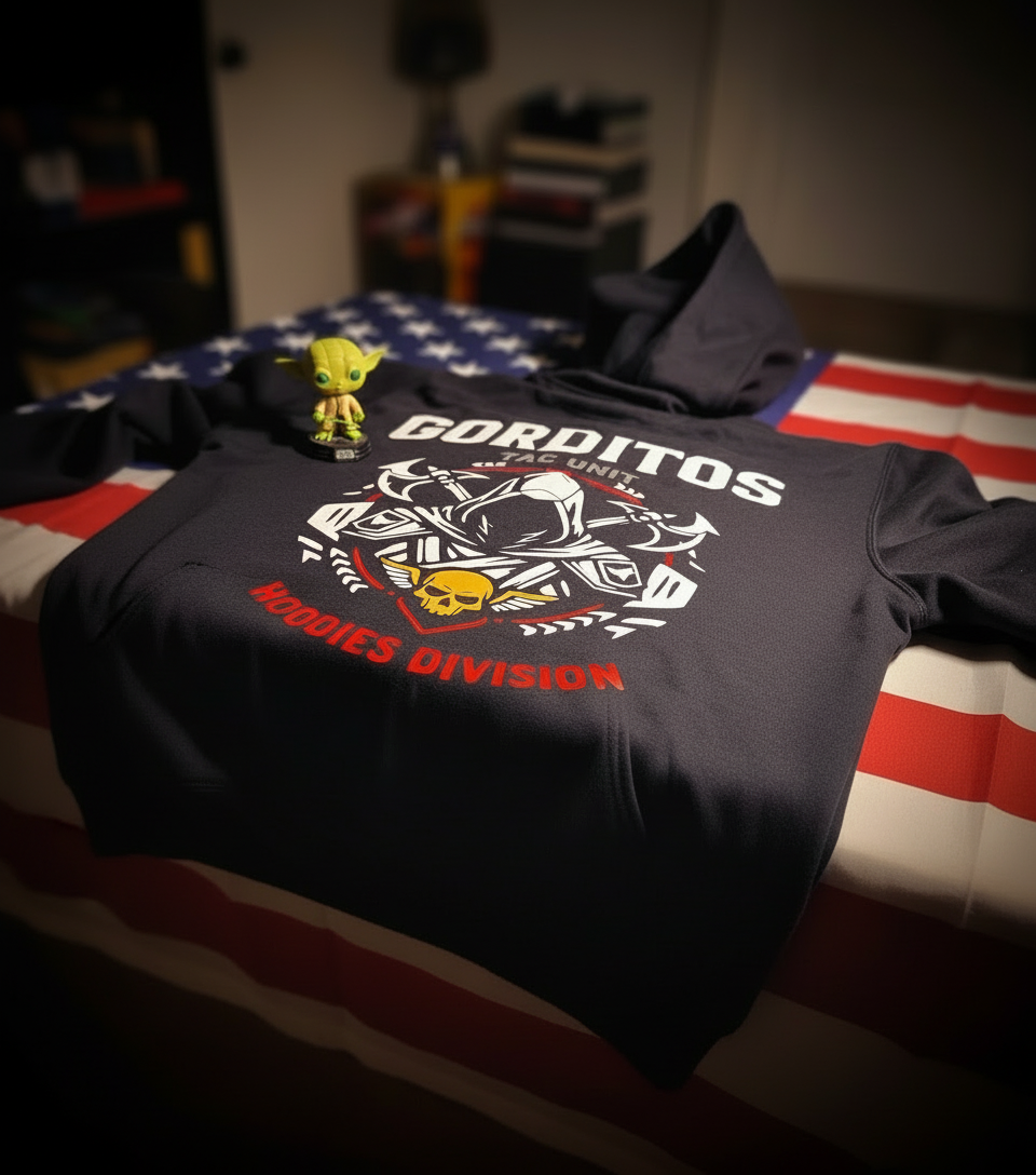 Gorditos Tac Unit Hoodies Division Lock in with the crew