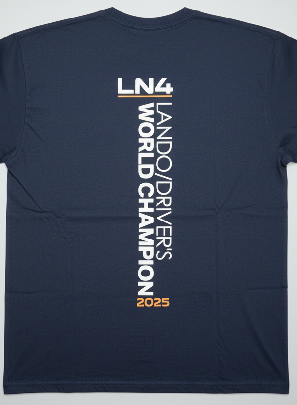 Celebrate the 2025 champion with this bold F1 Lando Norris #4 long sleeve