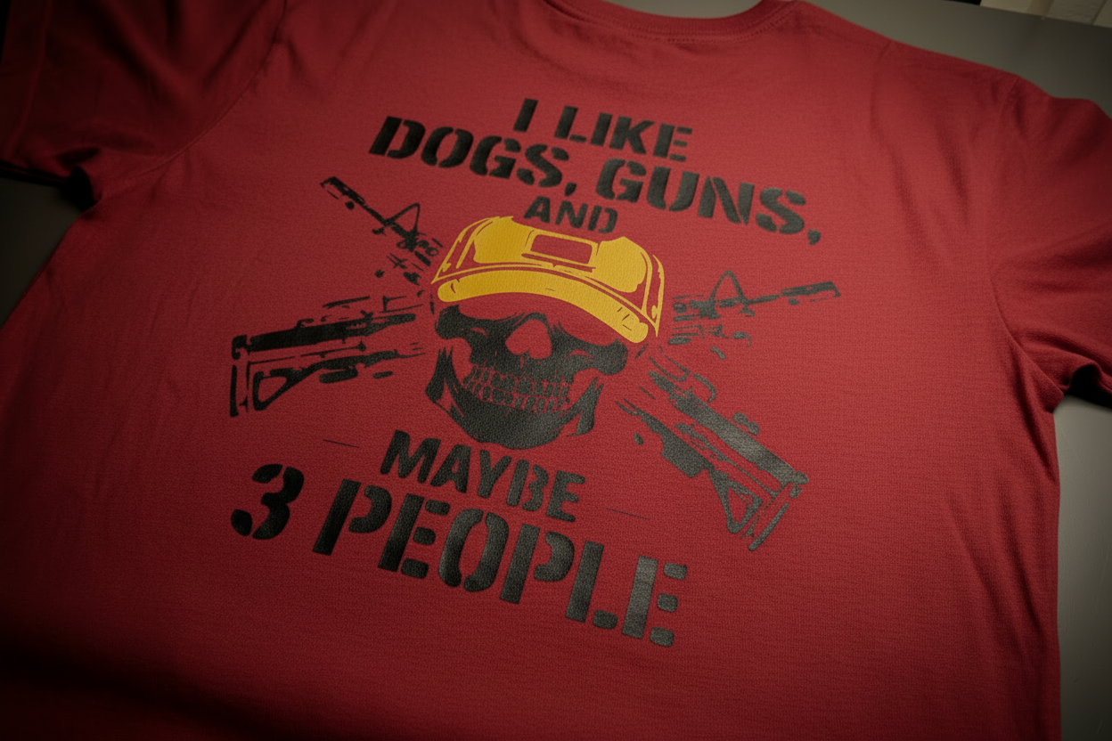 Like Dogs, Guns & Maybe 3 People Tee