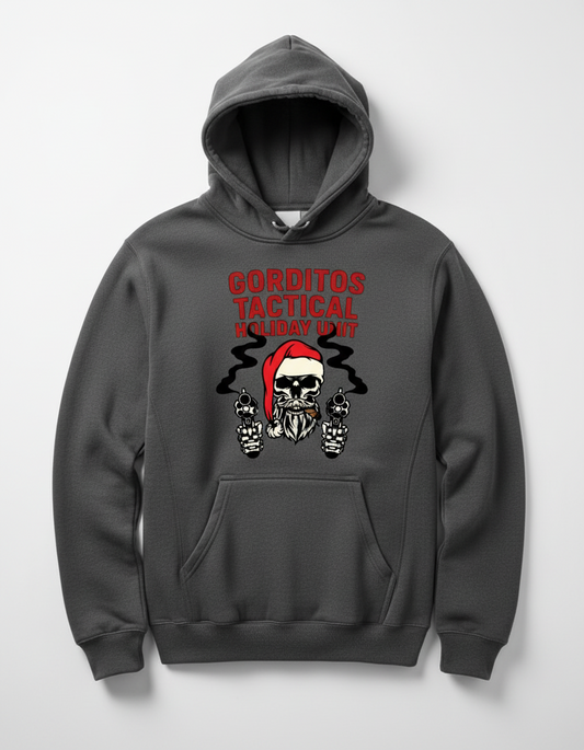 Gorditos Tactical Holiday Unit Hoodie Santa's gone tactical.