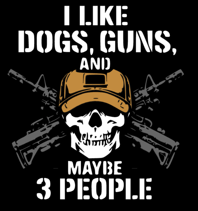 Like Dogs, Guns & Maybe 3 People Tee