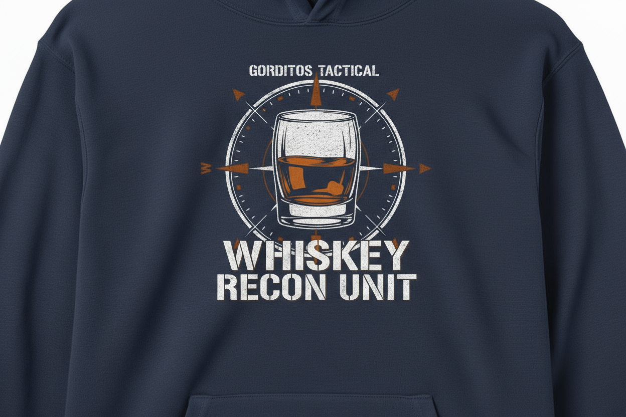 Raise the bar on casual comfort with our Whiskey Hoodie