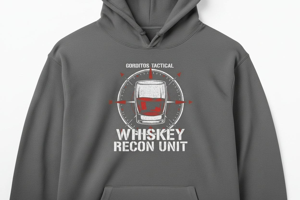 Raise the bar on casual comfort with our Whiskey Hoodie
