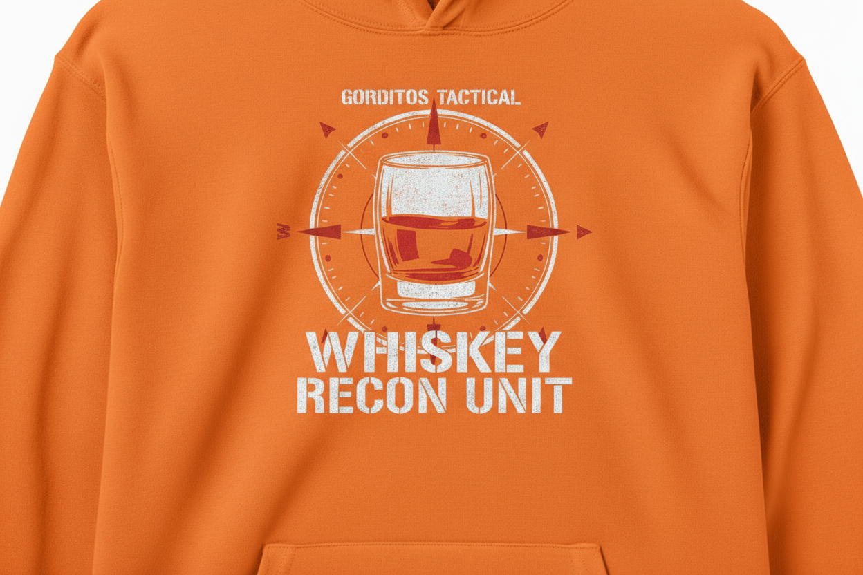 Raise the bar on casual comfort with our Whiskey Hoodie