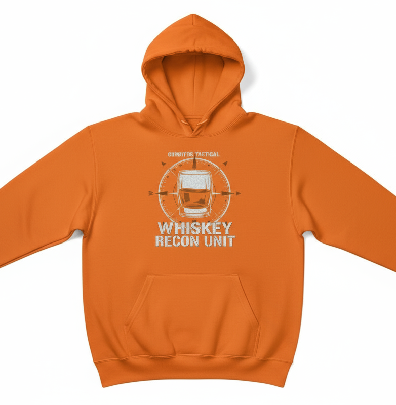 Raise the bar on casual comfort with our Whiskey Hoodie