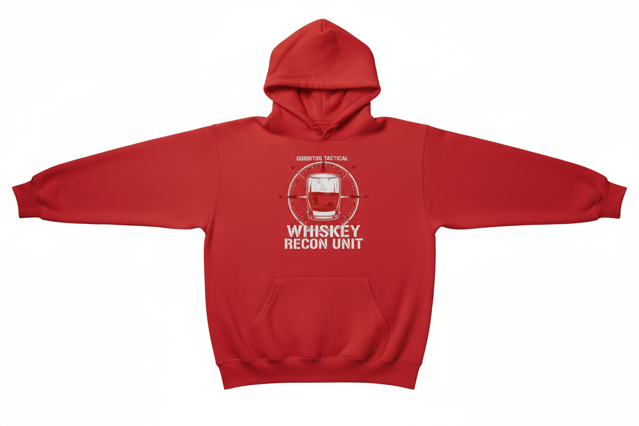 Raise the bar on casual comfort with our Whiskey Hoodie