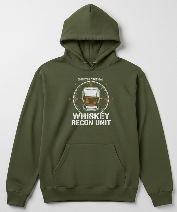 Raise the bar on casual comfort with our Whiskey Hoodie