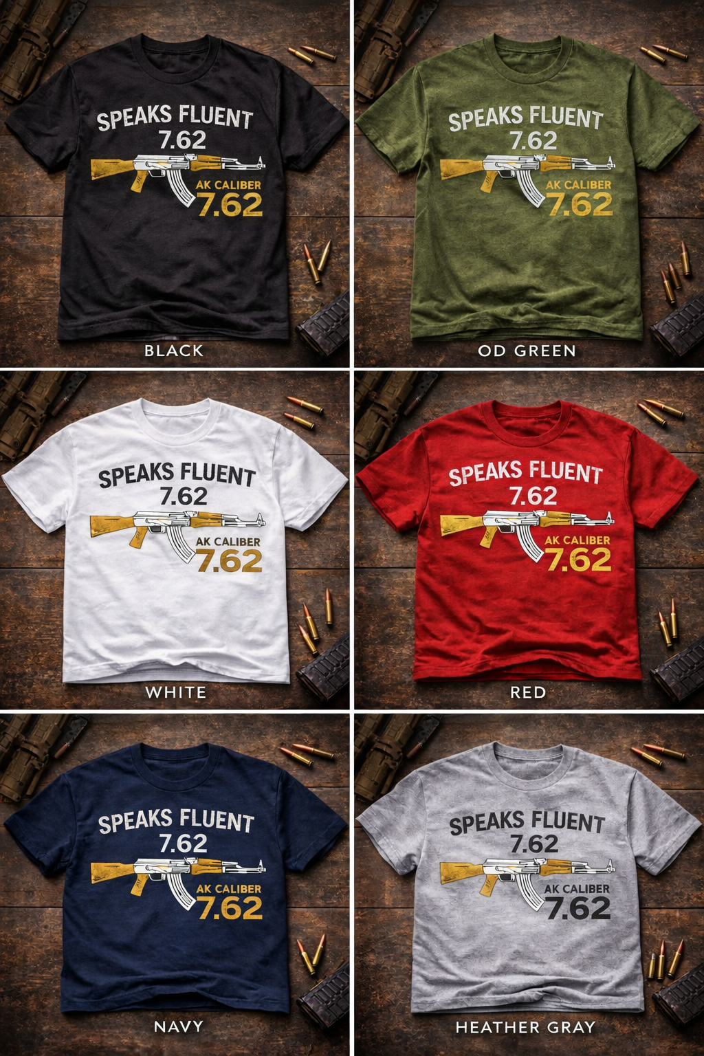 SPEAKS FLUENT 7.62 Shirt