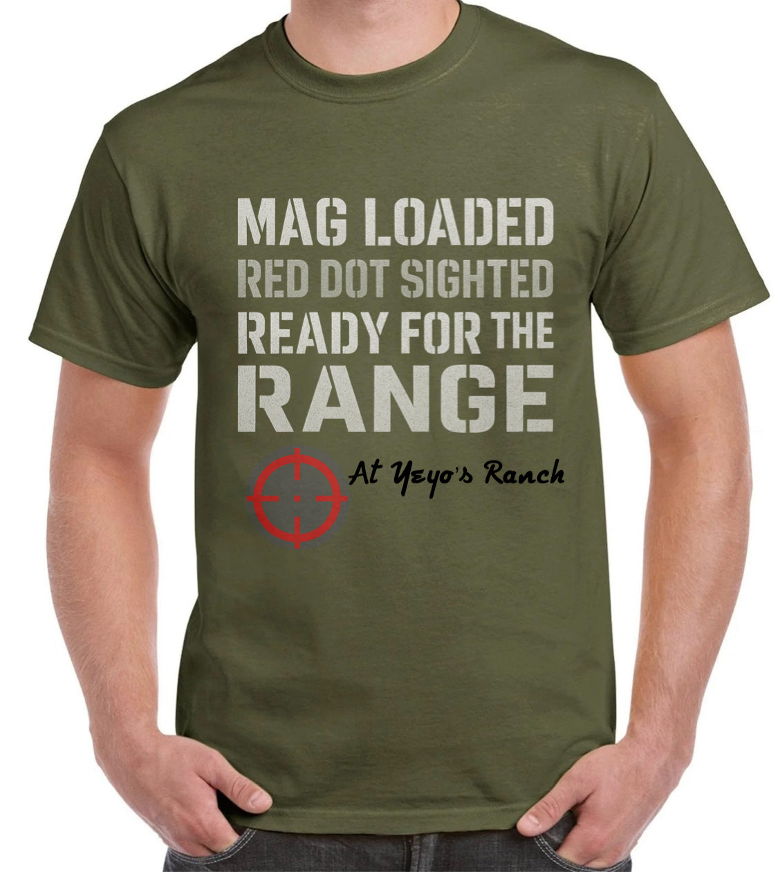 Mag loaded, red dot sighted, ¡y listo para el range en Yeyos Ranch!