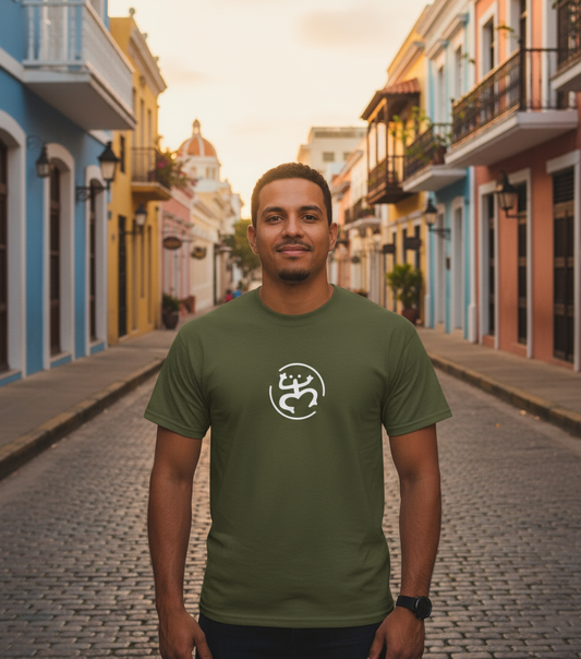 Celebrate heritage with the playful Coqui Taino Shirt