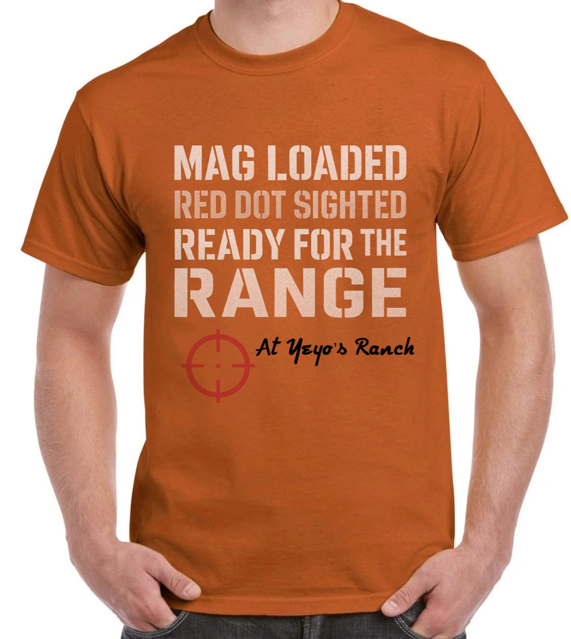 Mag loaded, red dot sighted, ¡y listo para el range en Yeyos Ranch!