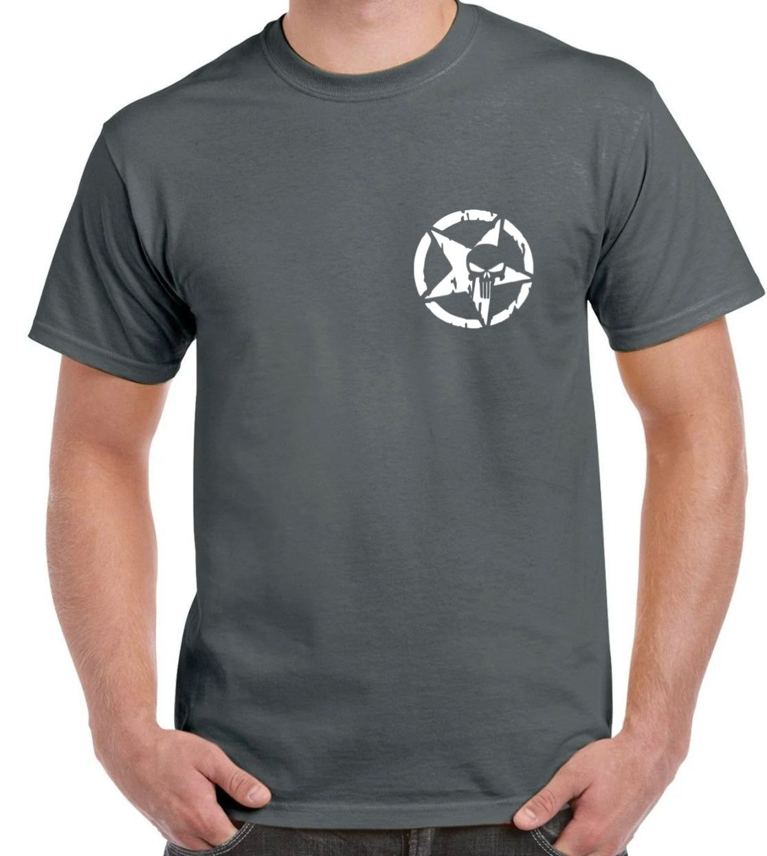 Show off your fearless side with this Punisher shirt