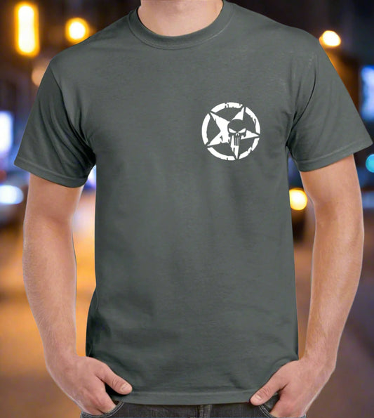Show off your fearless side with this Punisher shirt