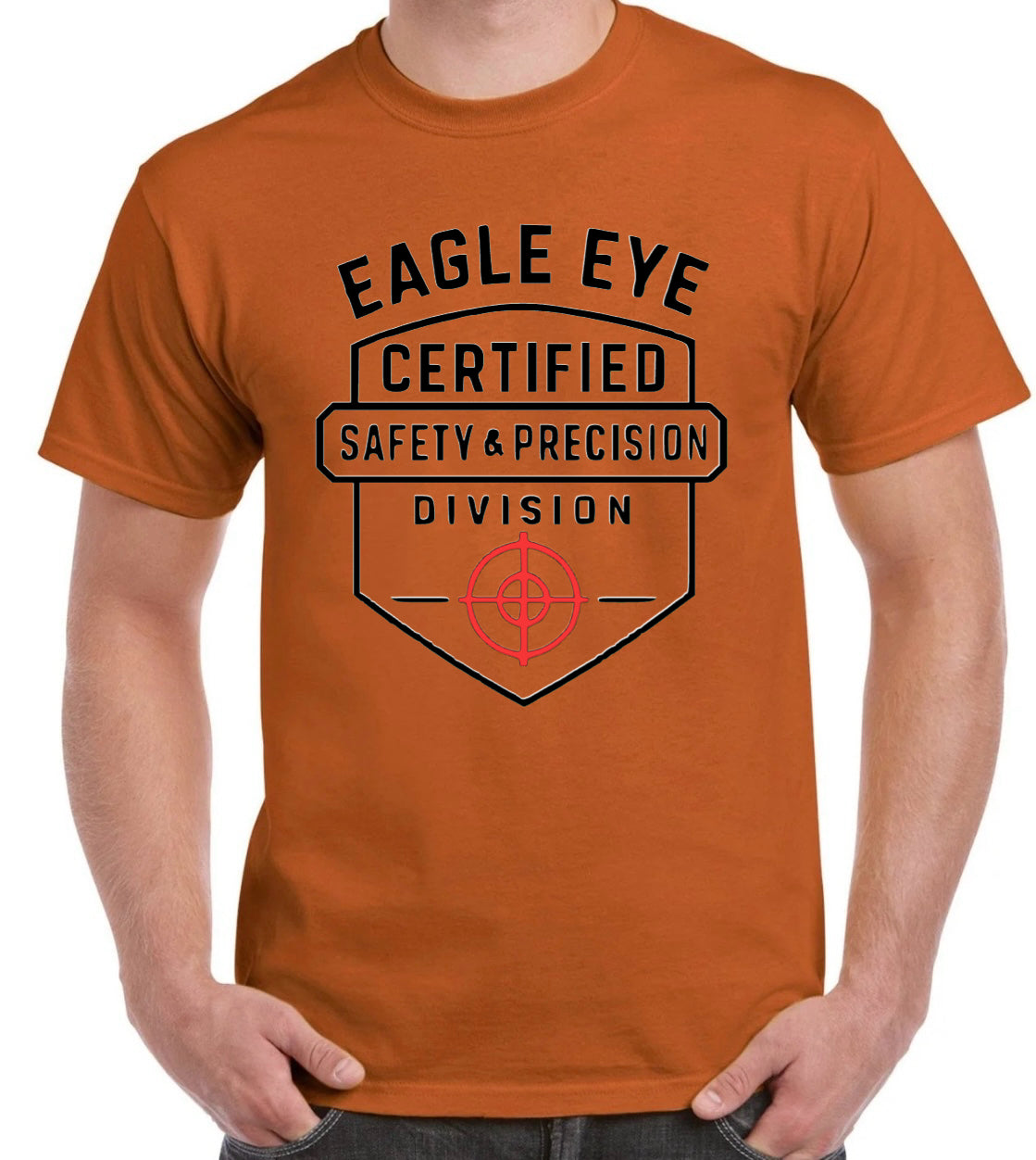 Get ready to turn heads with the Eagle Eye Certified Safety Precision t-shirt!