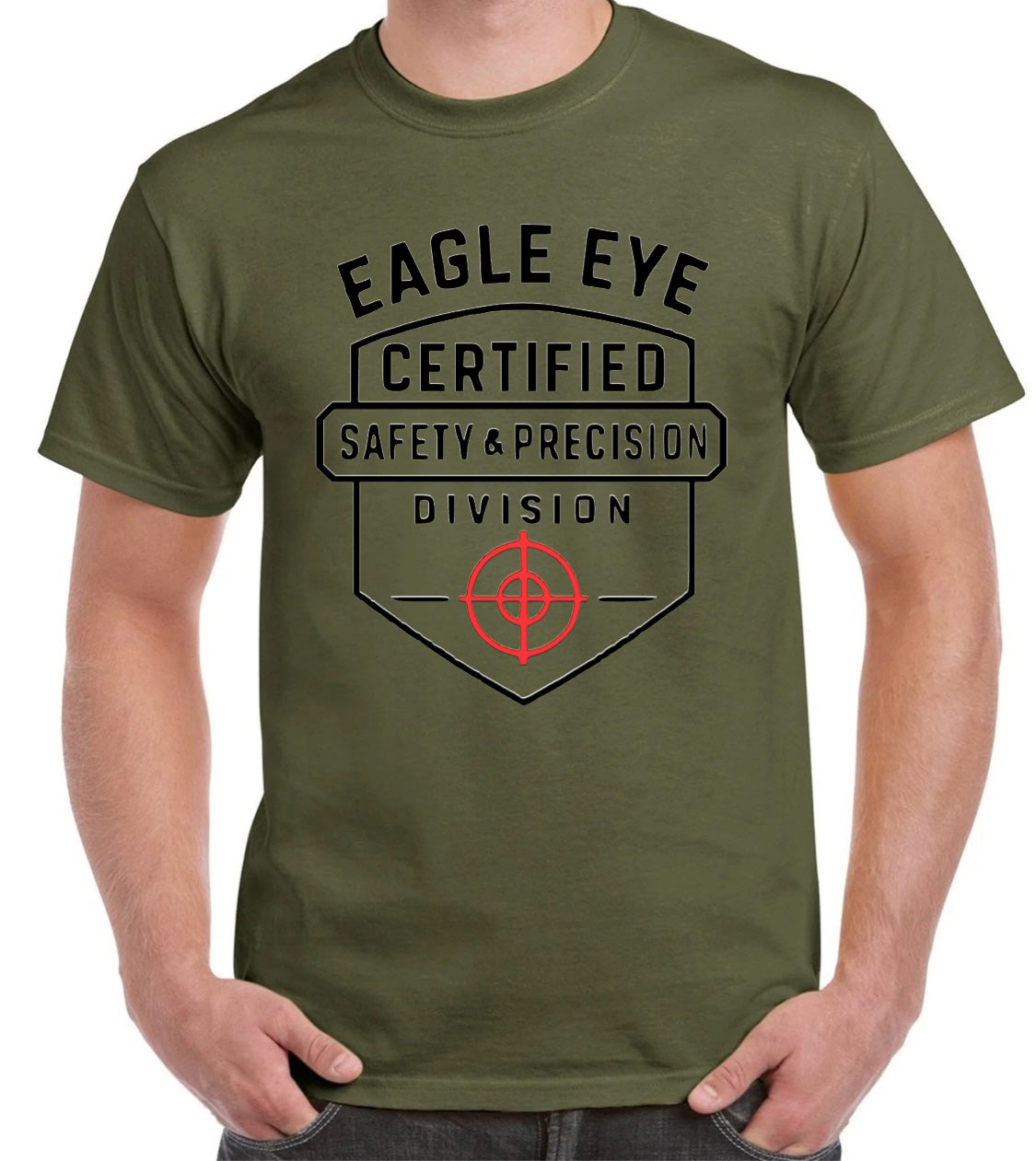 Get ready to turn heads with the Eagle Eye Certified Safety Precision t-shirt!