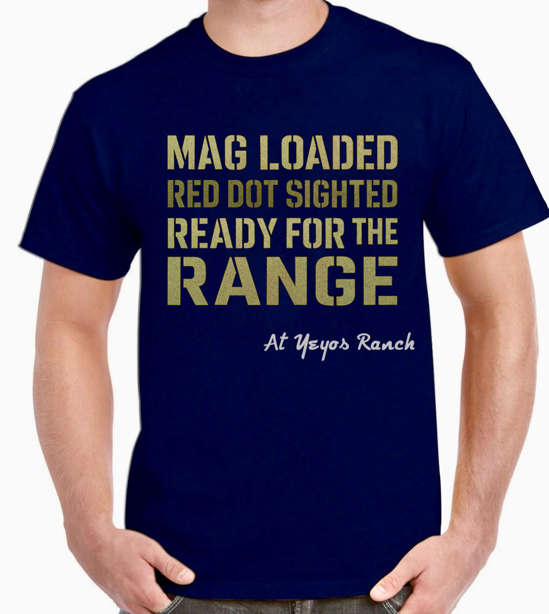 Mag loaded, red dot sighted, ¡y listo para el range en Yeyos Ranch!