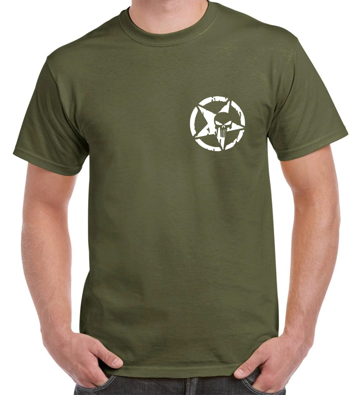 Show off your fearless side with this Punisher shirt