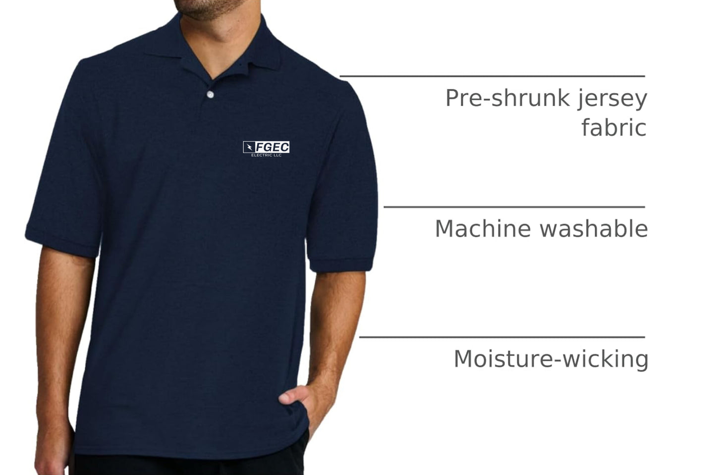 FGEC Electric Company Polo Shirt